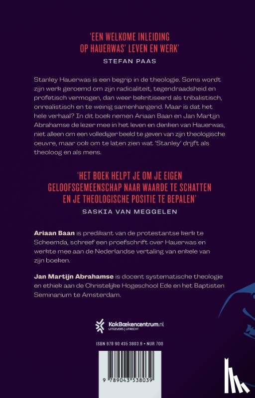 Baan, Ariaan, Abrahamse, Jan Martijn - Stanley Hauerwas