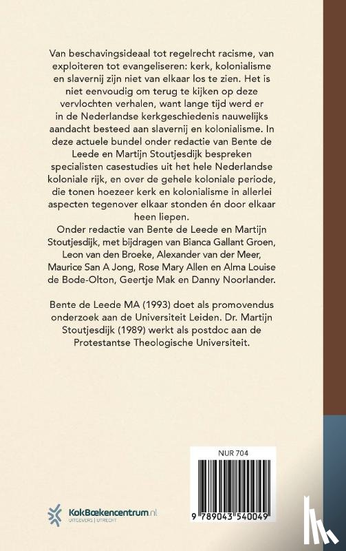 Leede, Bente de, Stoutjesdijk, Martijn - Kerk, kolonialisme en slavernij