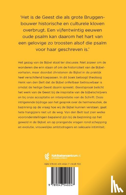 Belt, Henk van den - Geestspraak