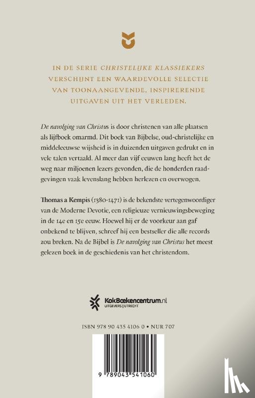 Kempis, Thomas a - De navolging van Christus