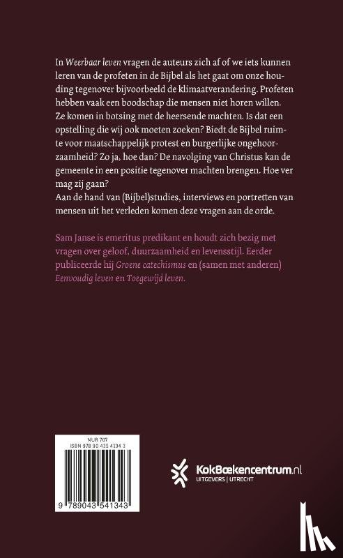 Janse, Sam - Weerbaar leven