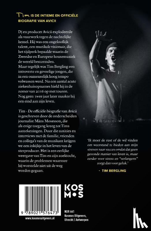 Mosesson, Mans - Tim-De officiële biografie van Avicii