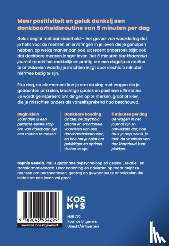 Godkin, Sophia - 5 minuten dankbaarheid journal