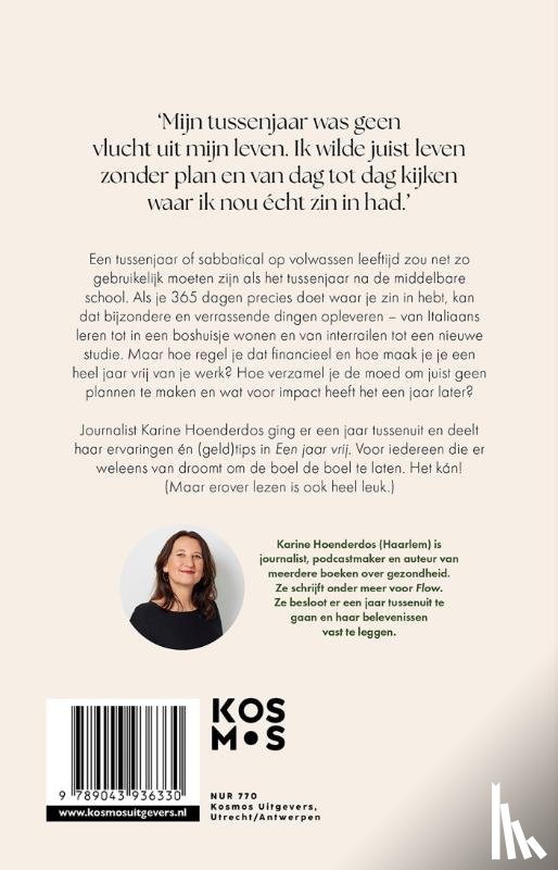 Hoenderdos, Karine - Een jaar vrij