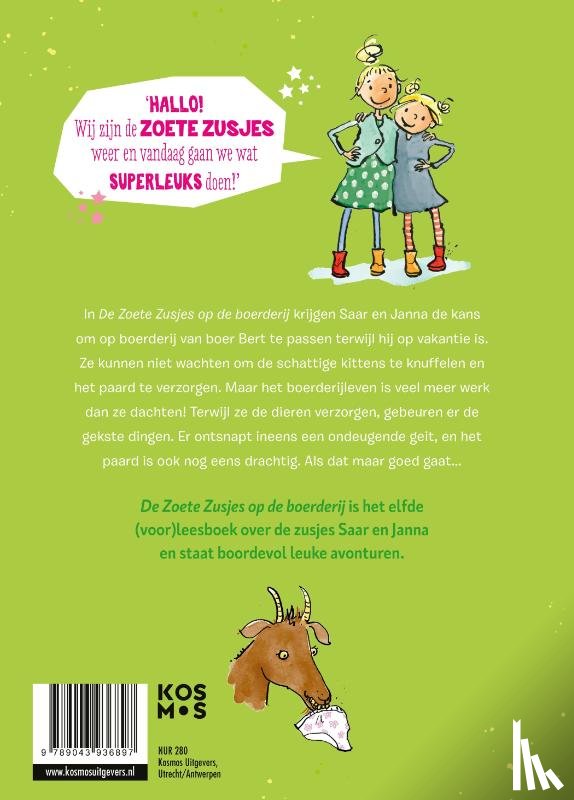 Zoete, Hanneke de - De Zoete Zusjes op de boerderij