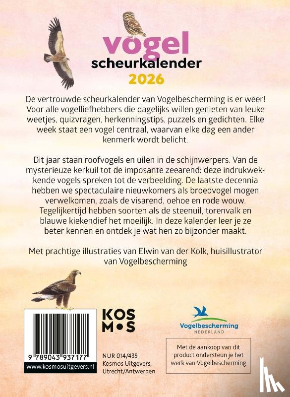 Macquoy, Sander - Vogelscheurkalender 2026