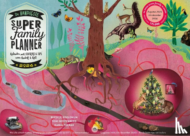 Westenberg, Toni, Koelewijn, Rinskje, Toebak, Nanja - De handigste Super Family Planner 2026