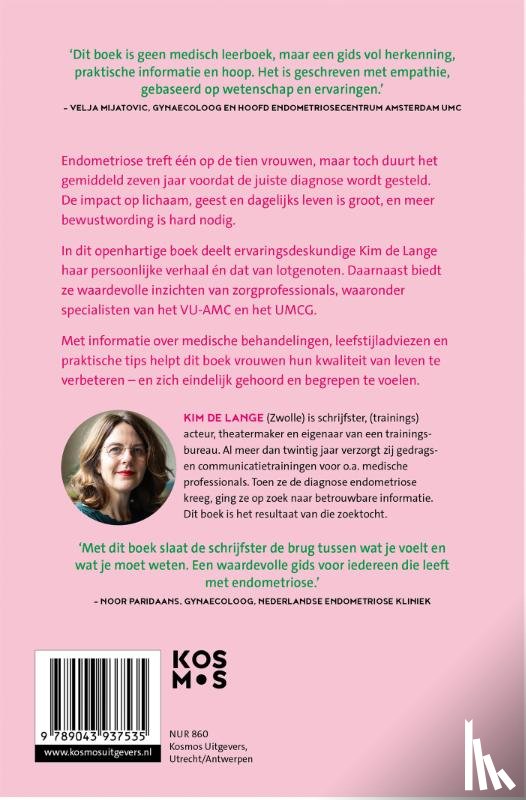 Lange, Kim de - Leven met endometriose