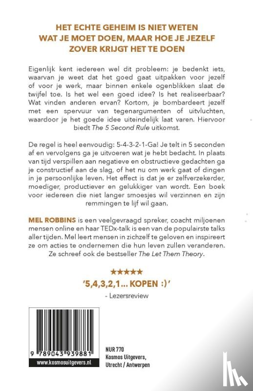 Robbins, Mel - The 5 Second Rule