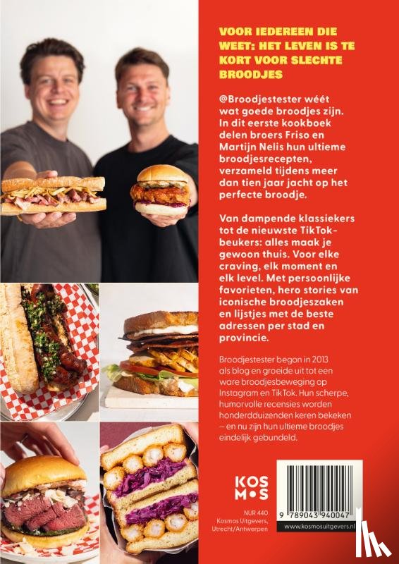 Broodjestester - Het Ultieme Broodjesboek