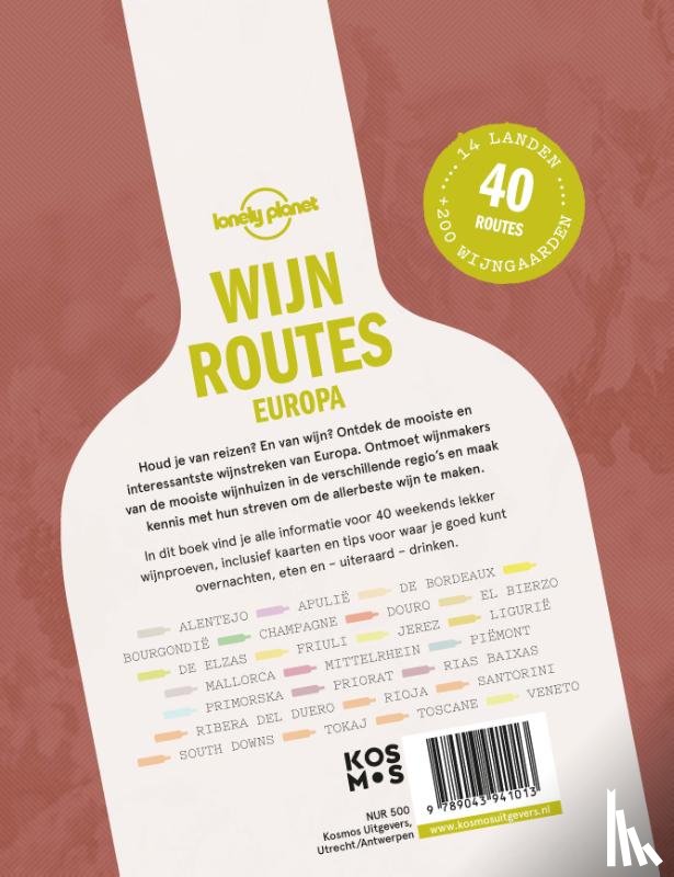 Lonely Planet - Wijnroutes Europa