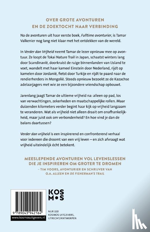 Valkenier, Tamar - Verder dan vrijheid