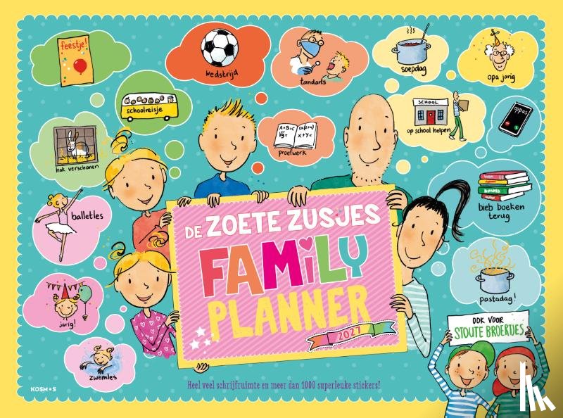 Zoete, Hanneke de - De Zoete Zusjes family planner 2027