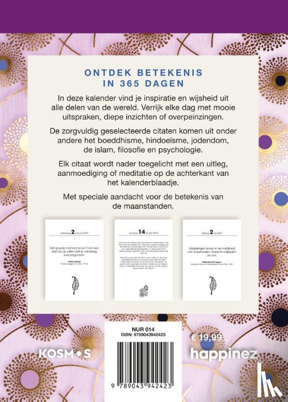 Happinez - Happinez spirituele scheurkalender 2027