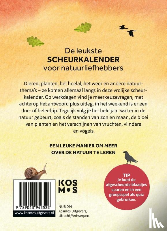 Diepstraten, Roel - Natuurscheurkalender 2027