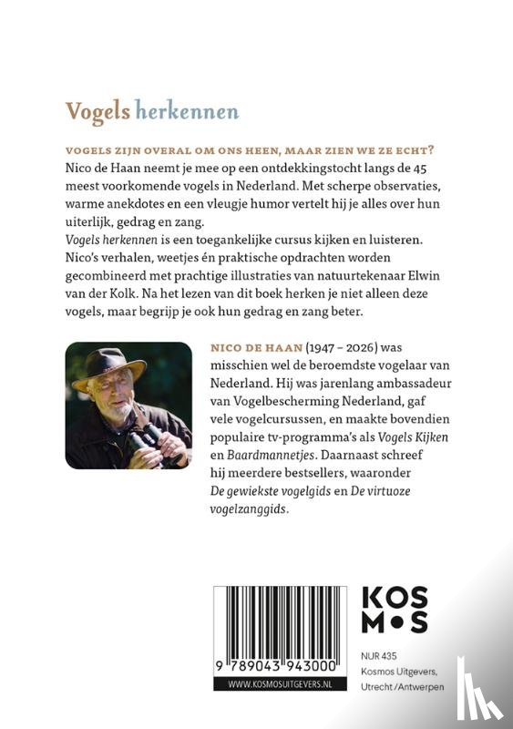 Haan, Nico de - Vogels herkennen