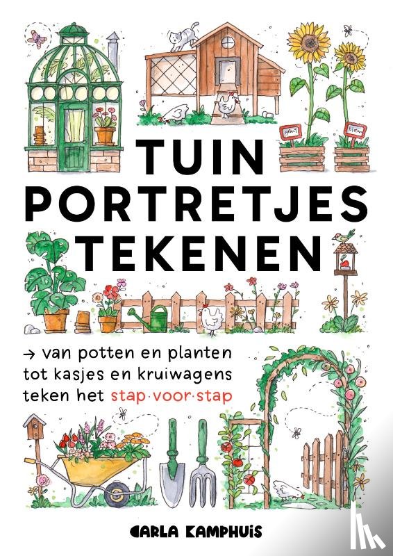 Kamphuis, Carla - Tuinportretjes tekenen