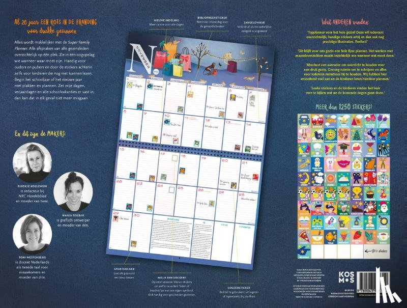 Westenberg, Toni, Koelewijn, Rinskje, Toebak, Nanja - De handigste Super Family Planner 2027