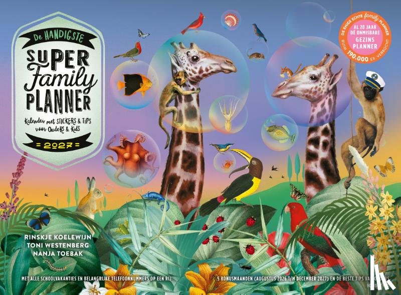 Westenberg, Toni, Koelewijn, Rinskje, Toebak, Nanja - De handigste Super Family Planner 2027
