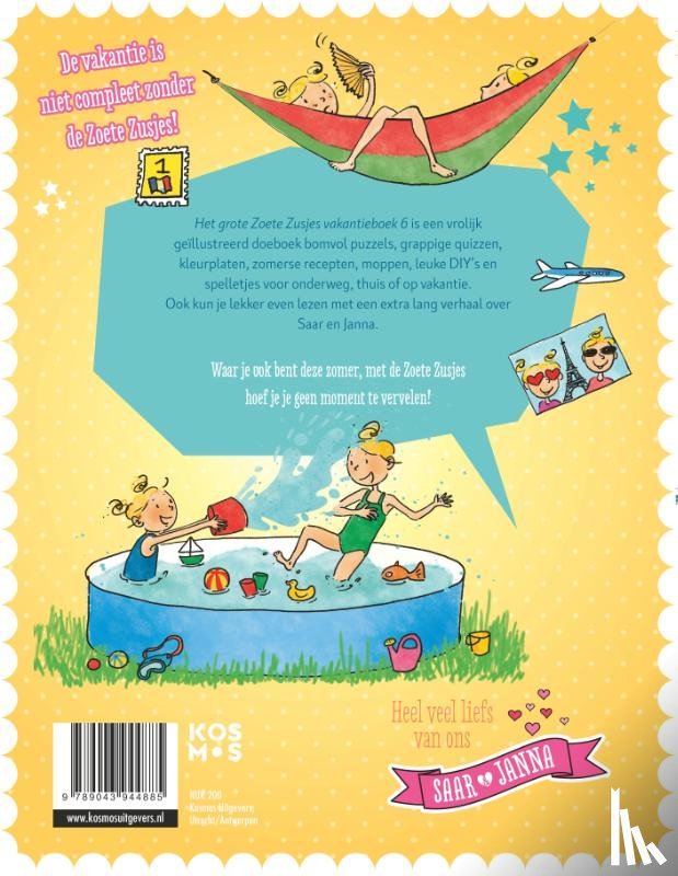 Zoete, Hanneke de - Het grote Zoete Zusjes vakantieboek 6
