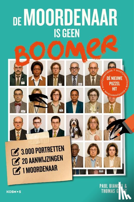 Bianchi, Paul, Gayet, Thomas - Moordpuzzelboek - De moordenaar is geen boomer