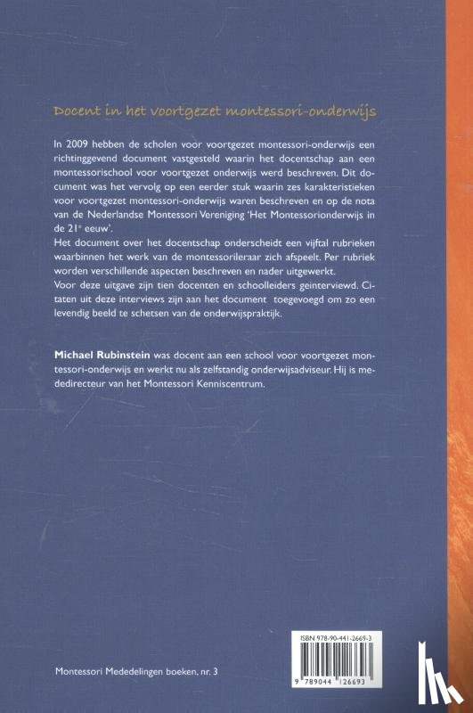  - Docent in het voortgezet montessori-onderwijs