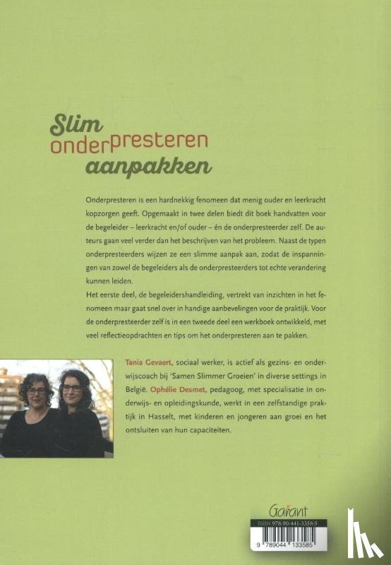 Gevaert, Tania, Desmet, Ophélie - Slim onderpresteren aanpakken