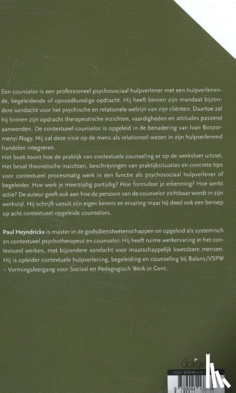 Heyndrickx, Paul - Contextuele counseling in de praktijk
