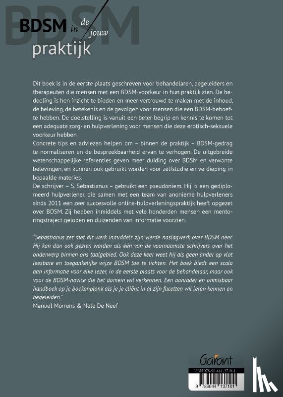 Sebastianus, S. - BDSM in de/jouw praktijk
