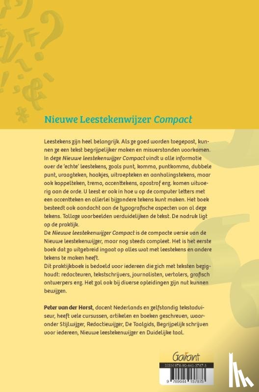Horst, Peter van der - Nieuwe Leestekenwijzer – Compact