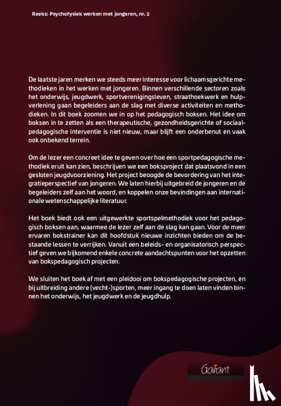 Haudenhuyse, Reinhard, Matthyssen, Mieke, Naert, Jan - Boksen met jongeren
