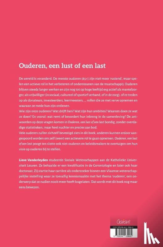Vanderleyden, Lieve - Ouderen, een lust of een last