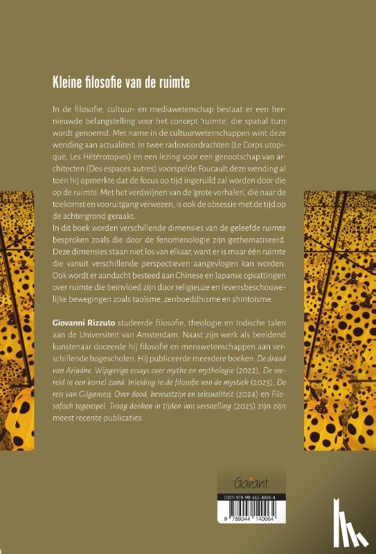 Rizzuto, Giovanni - Kleine filosofie van de ruimte
