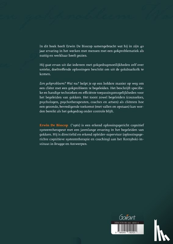 Bisscop, Erwin De - Een gokprobleem? Wat nu?
