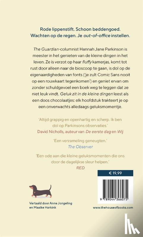 Parkinson, Hannah Jane - Geluk zit in de kleine dingen