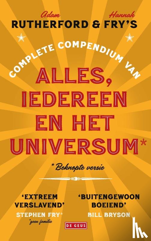 Fry, Hannah, Rutherford, Adam - Complete compendium van alles, iedereen en het universum