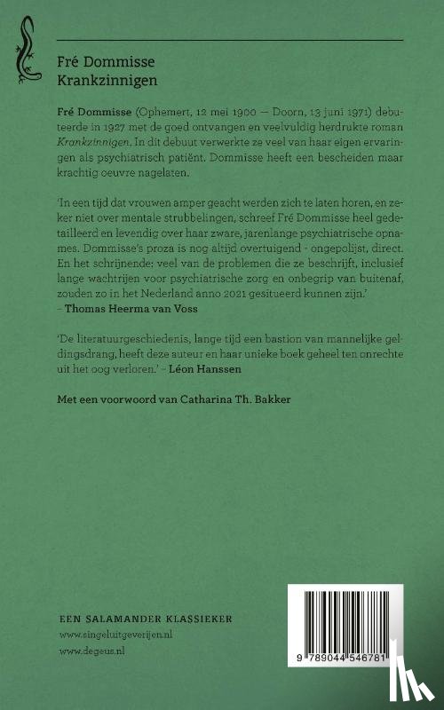 Dommisse, Fré - Krankzinnigen