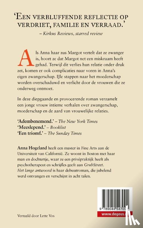 Hogeland, Anna - Het lange antwoord