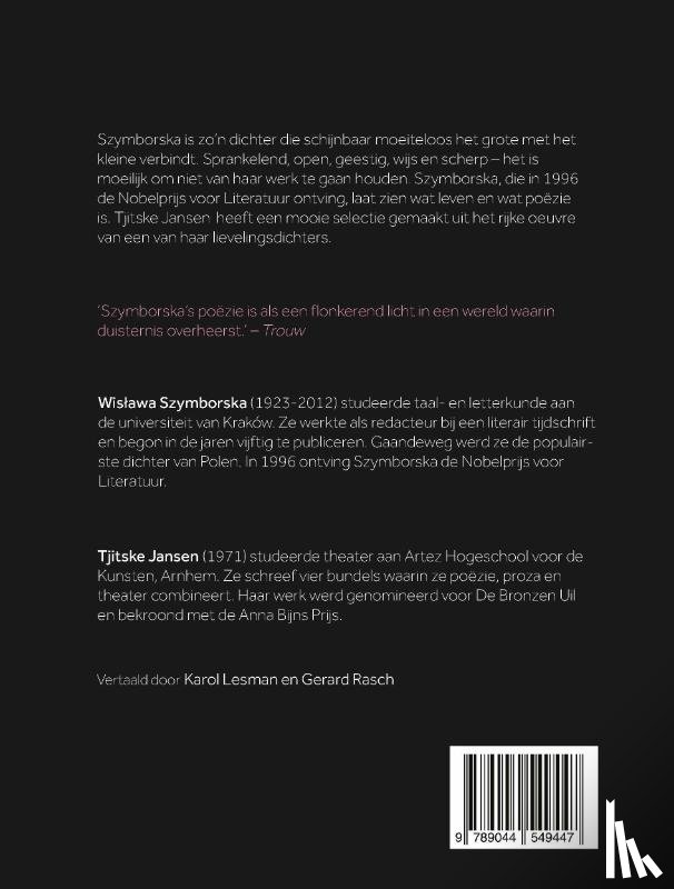 Szymborska, Wislawa - Een titel hoeft niet