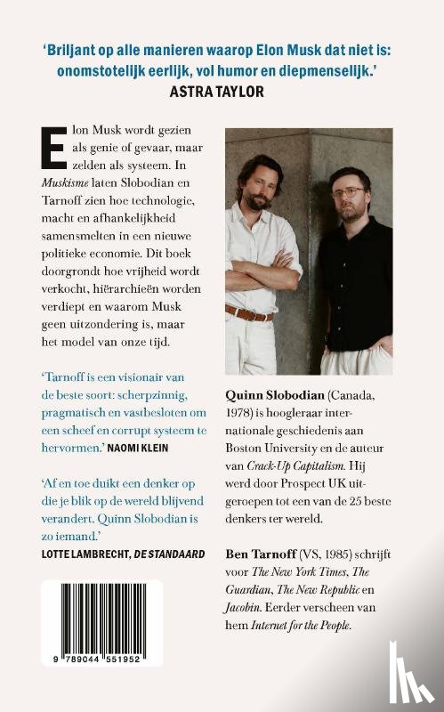 Slobodian, Quinn, Tarnoff, Ben - Muskisme