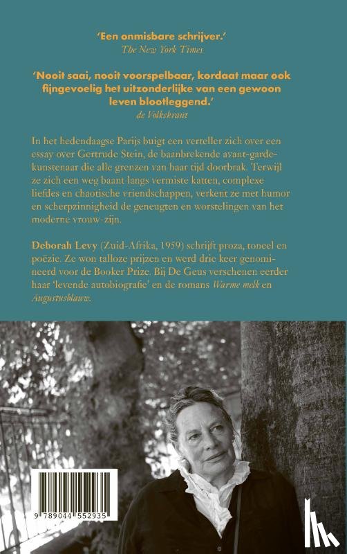 Levy, Deborah - Mijn jaar in Parijs met Gertrude Stein