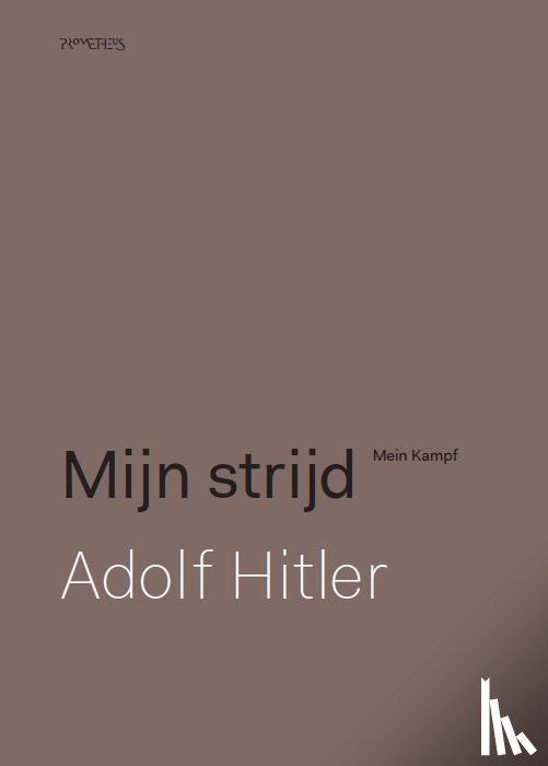 Hitler, Adolf - Mijn strijd