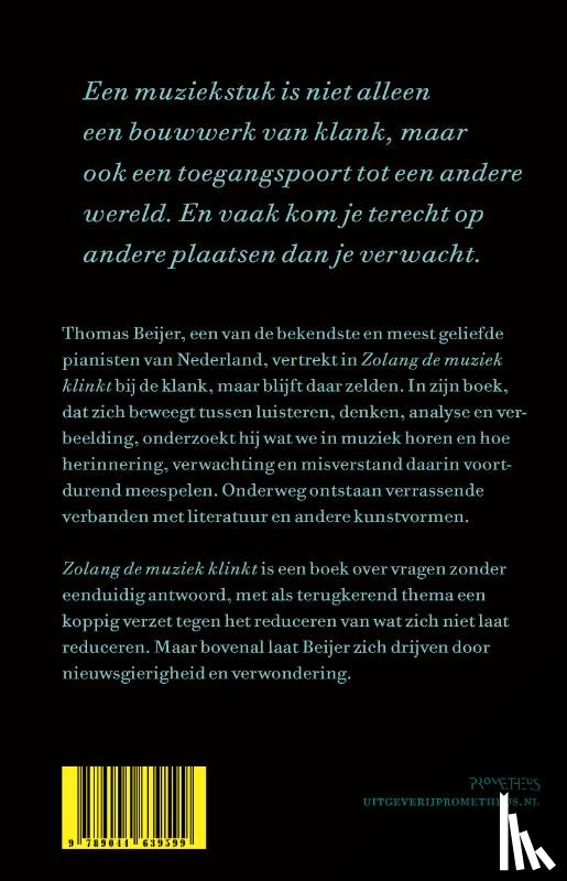 Beijer, Thomas - Zolang de muziek klinkt