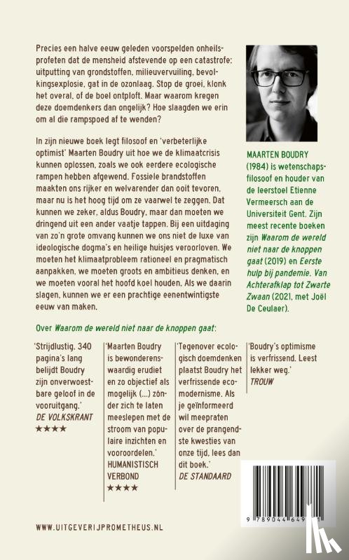 Boudry, Maarten - Waarom ons klimaat niet naar de knoppen gaat