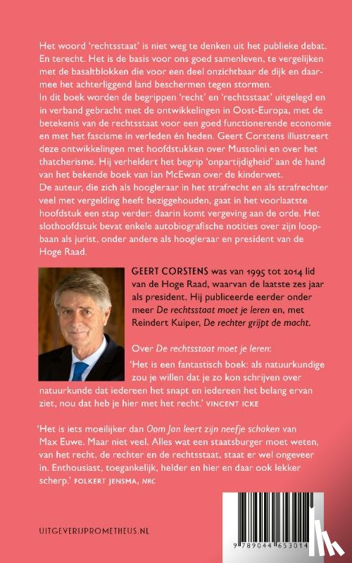Corstens, Geert - Onze rechtsstaat