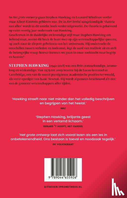 Hawking, Stephen, Mlodinov, Leonard - Het grote ontwerp