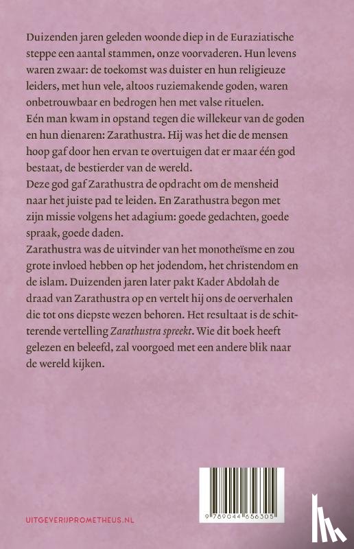 Abdolah, Kader - Zarathustra spreekt