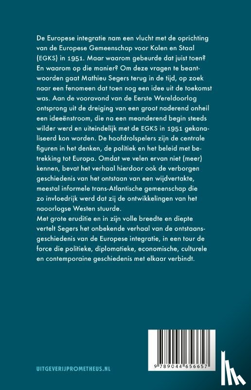 Segers, Mathieu - Europa en het idee uit de toekomst