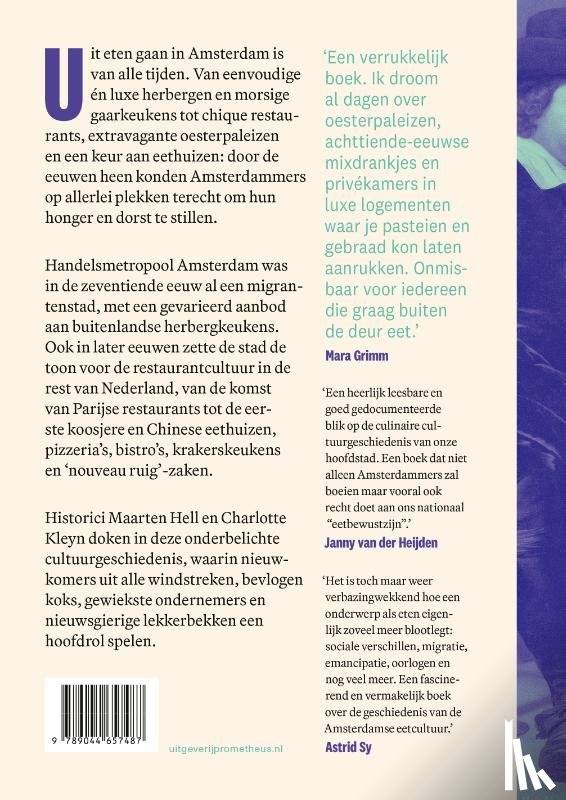 Hell, Maarten, Kleyn, Charlotte - Uit eten in Amsterdam