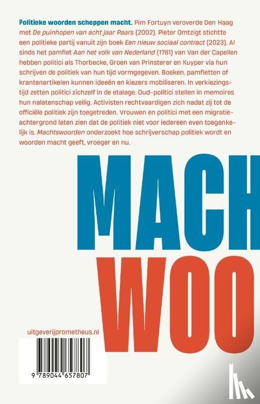 Aerts, Remieg, Brummer, Coen, Schutte, Gertjan - Machtswoorden